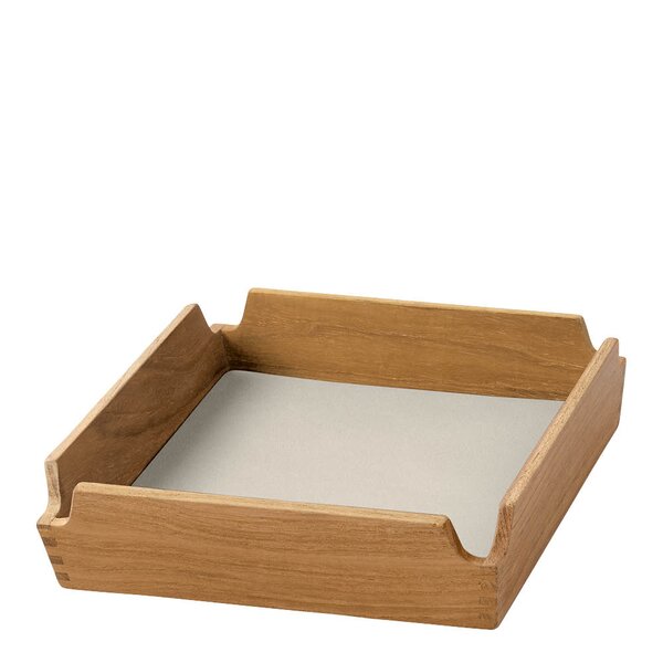 Airy teak brett 18x18 cm Oyster White