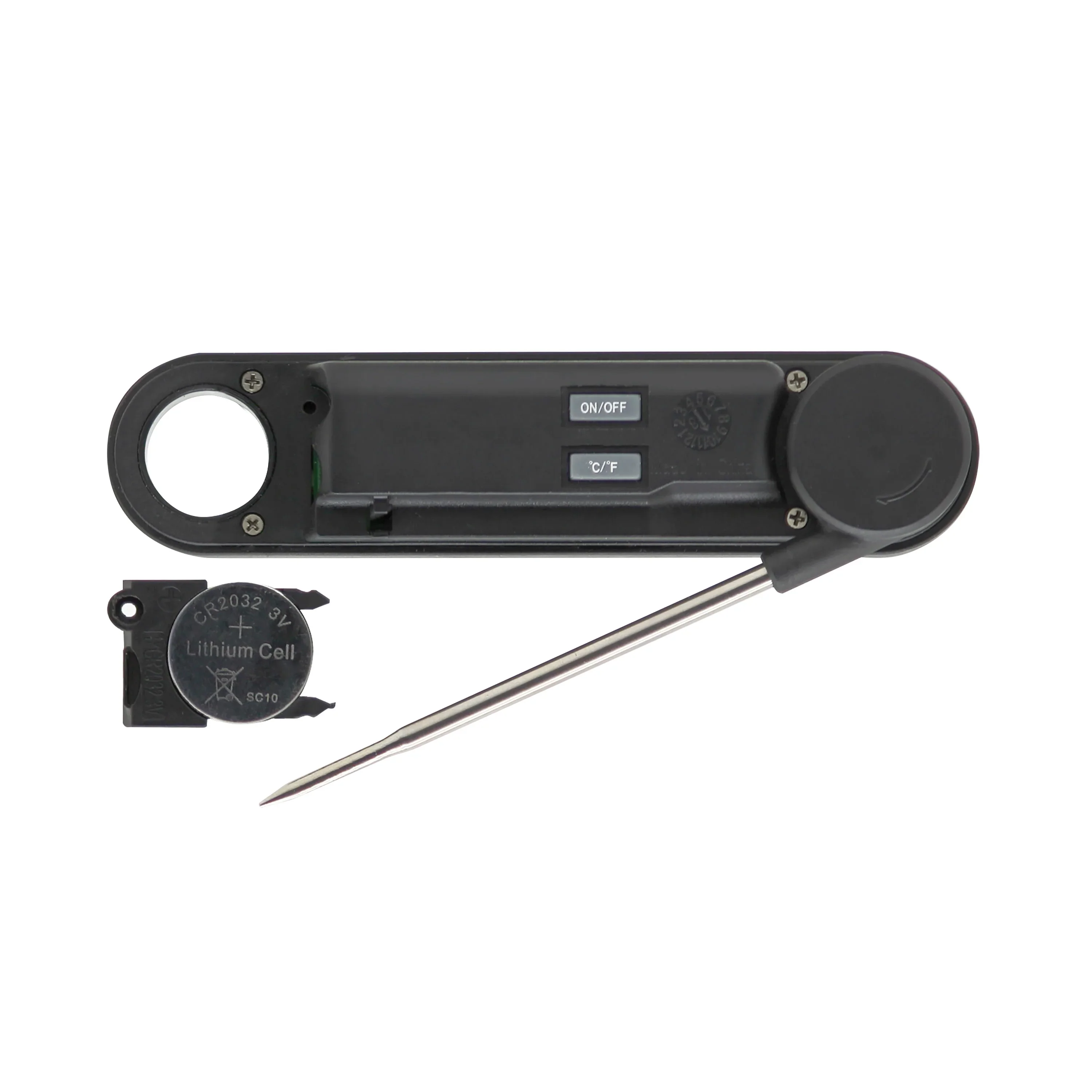 Digital Folding Probe Meat Thermometer with Blue Backlight Display