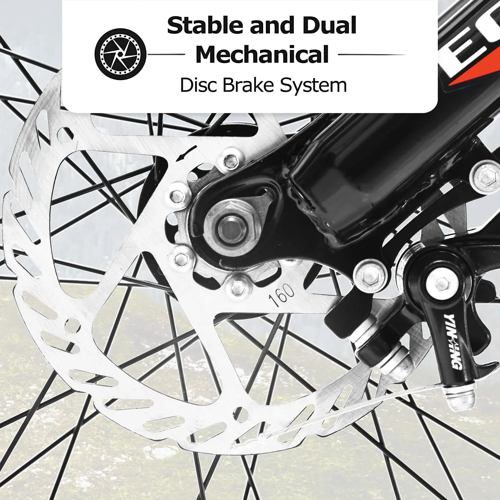 24-Inch Fat Tire Bike, Shimano 7-Speed Trail & Urban Mountain Bike with Disc Brakes – Gray
