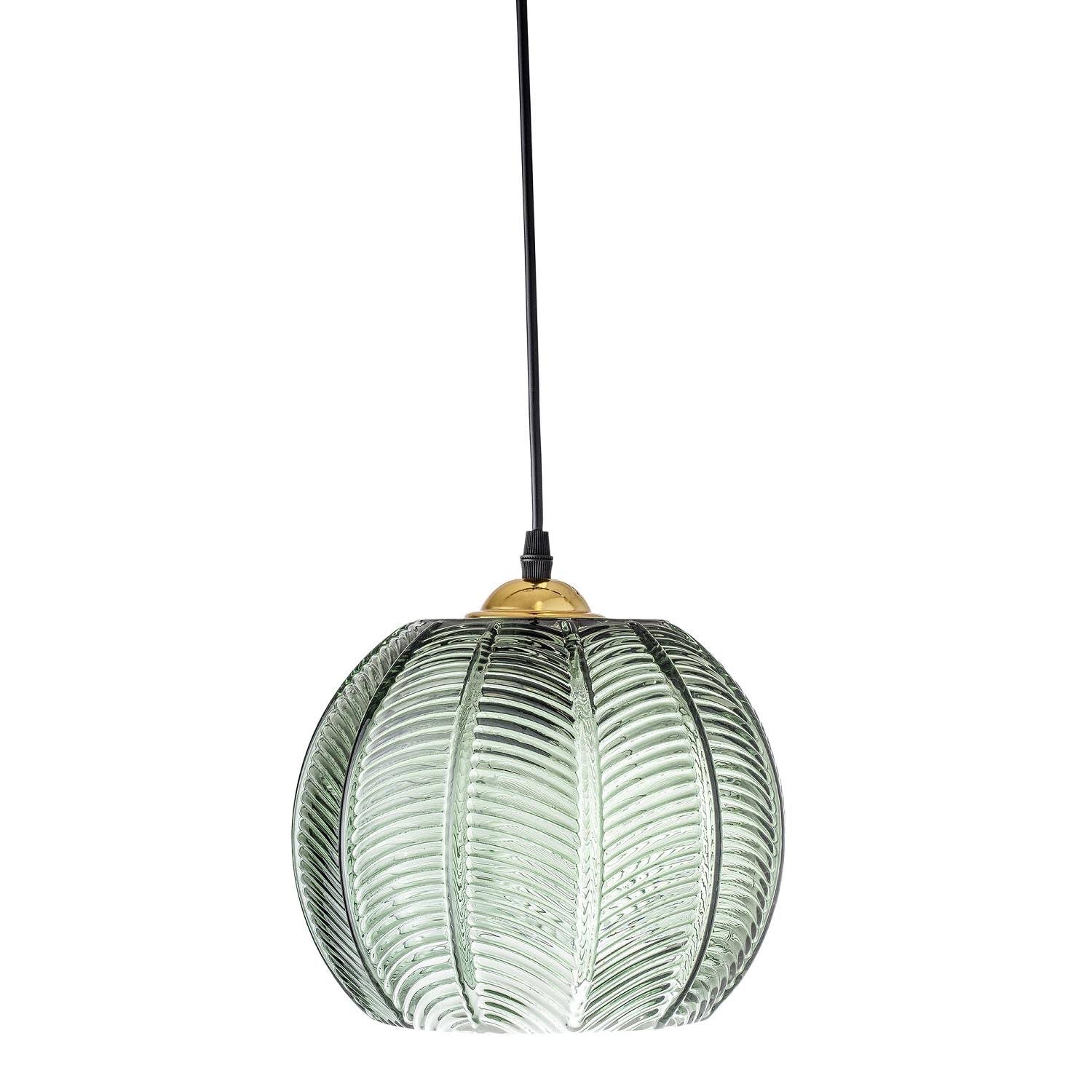 Bloomingville Adar Pendant Lamp Green Glass
