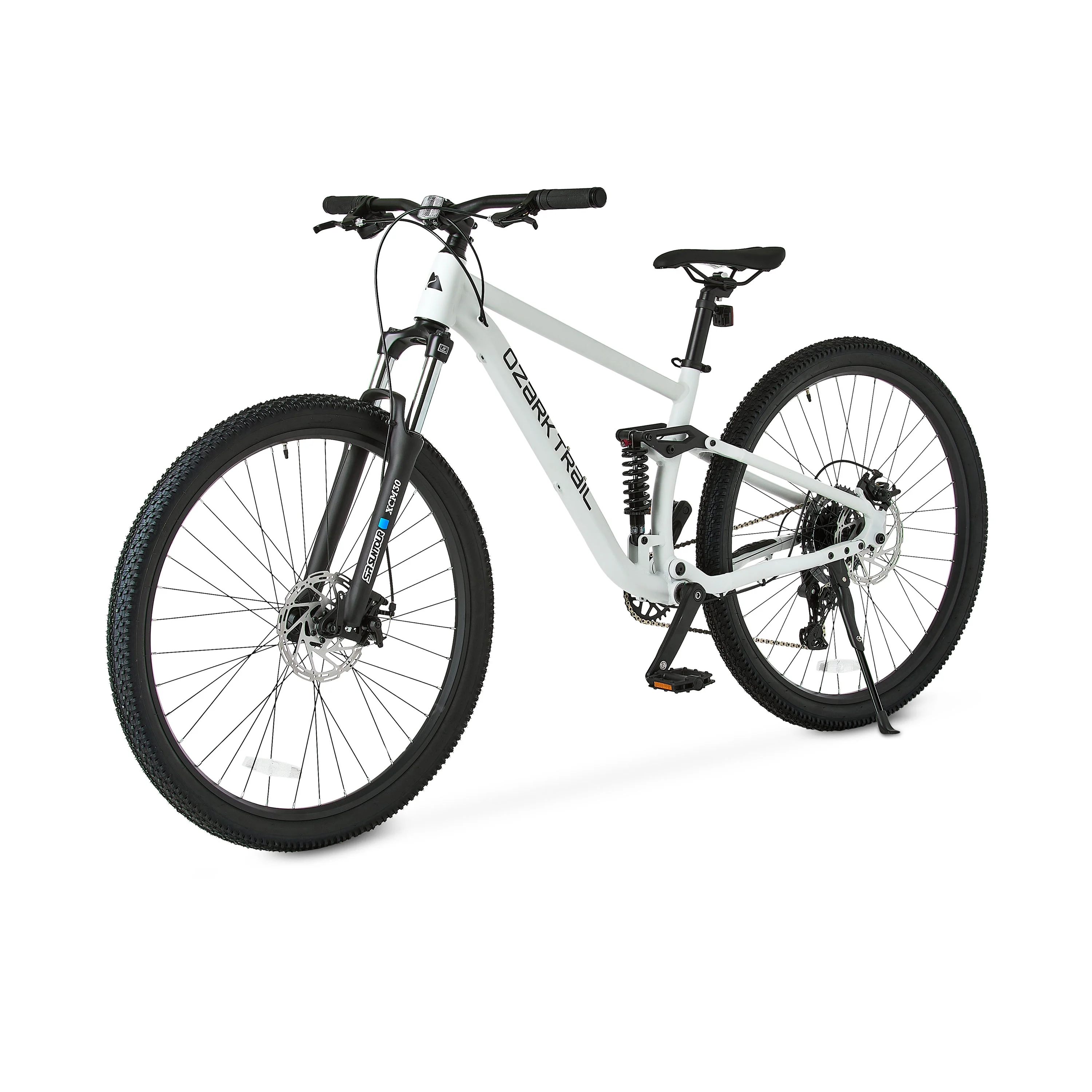 FS.2 Slalom Full Suspension Mountain Bike, 29" Wheels, Small Frame, Fits Riders 5'1" 5'5", Off-White, Adult - Image 4