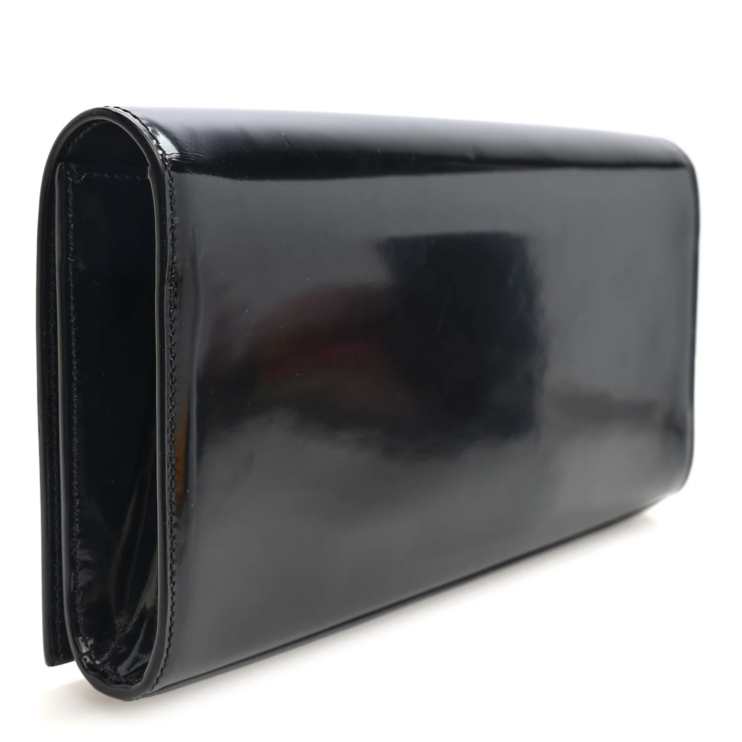 Patent Cassandre Tassel Clutch Black