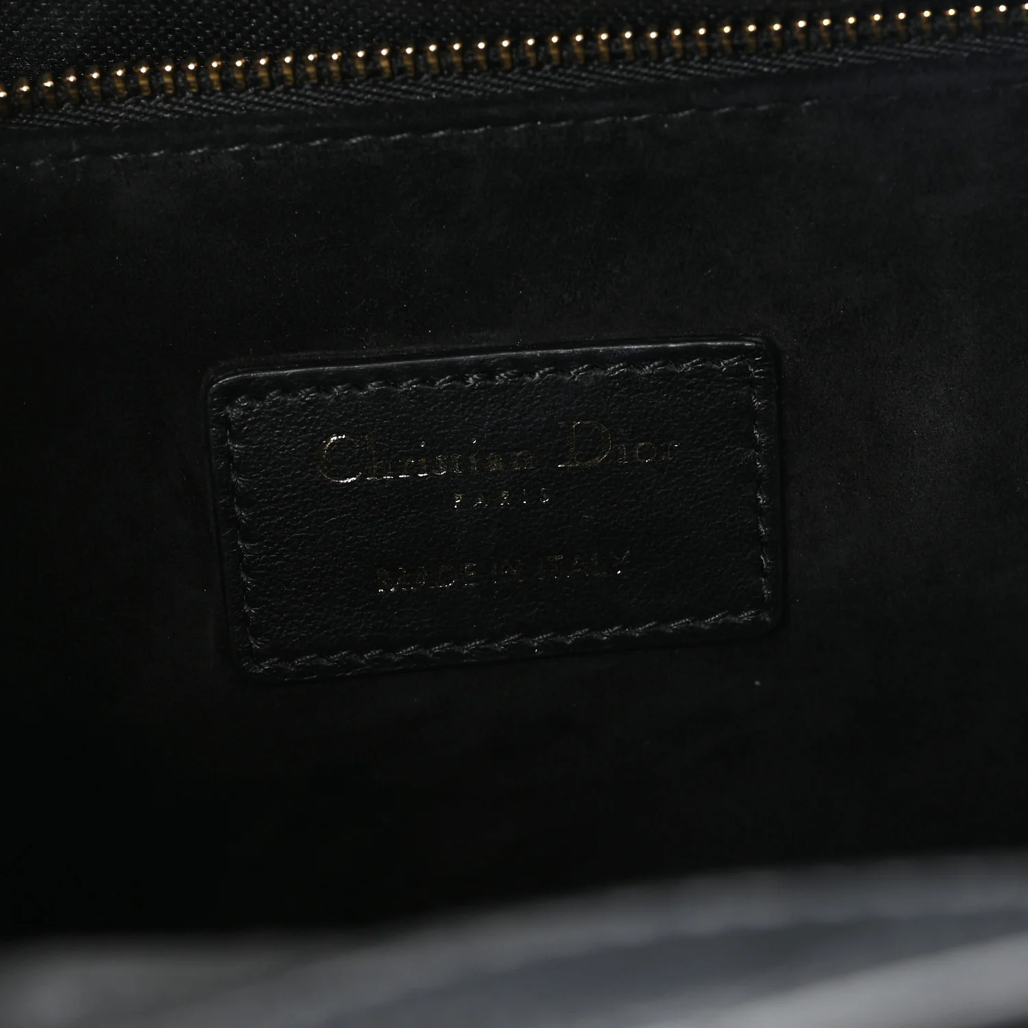 Calfskin Macro Cannage Medium Book Tote Black