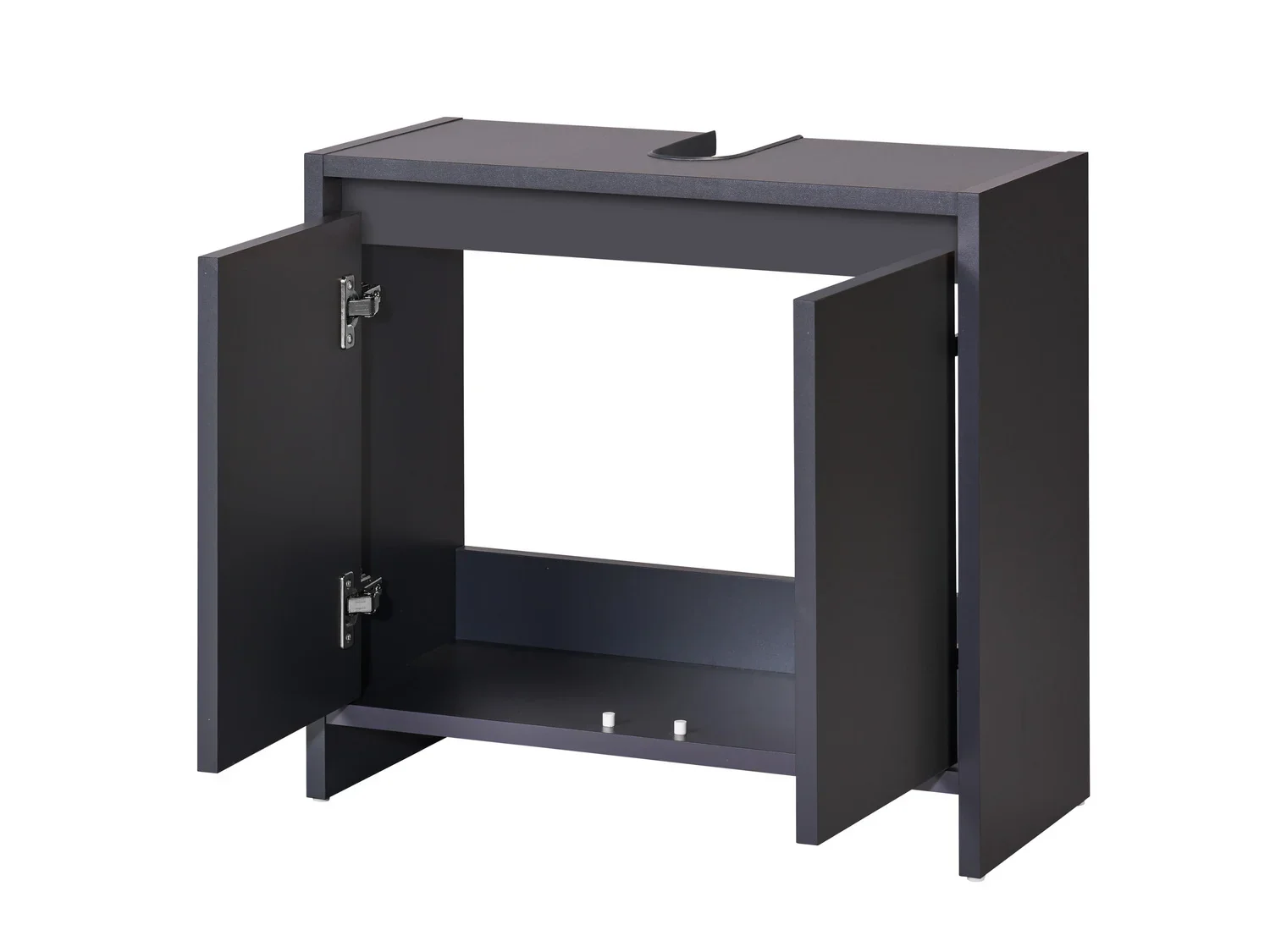 LIVARNO home Meuble sous-vasque Oslo, 60 x 55 x 28 cm, anthracite