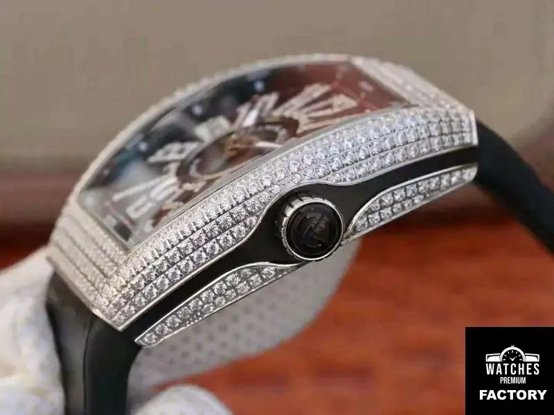 Franck Muller Vanguard V45.SC.DT.D.NBR.CD.5N.NR Black Dial