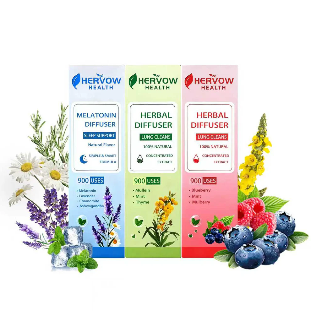 New Blend - Full Set Diffusers – Mint + Blueberry + Lavender 3 Boxes Total