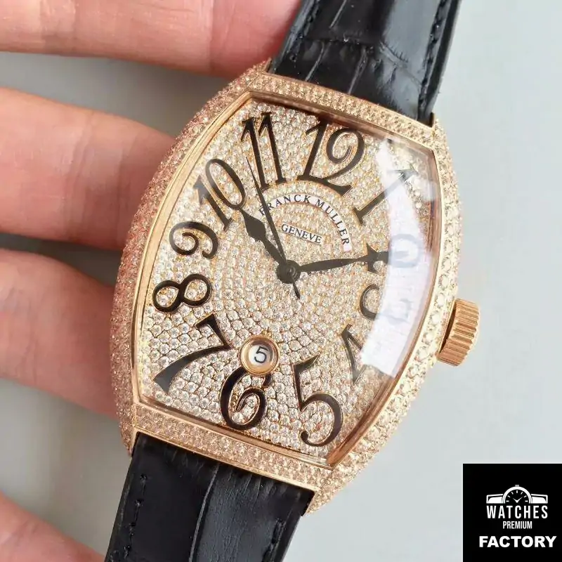 Franck Muller 8880 SC DT Rose Gold Diamonds Dial