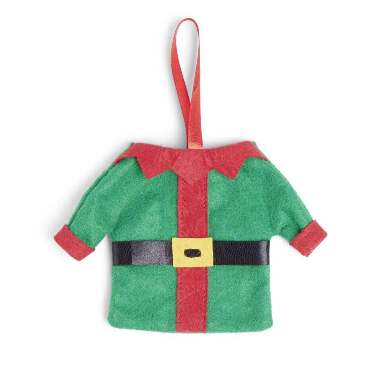 Ensemble de 2 porte-couverts lutin vert et rouge