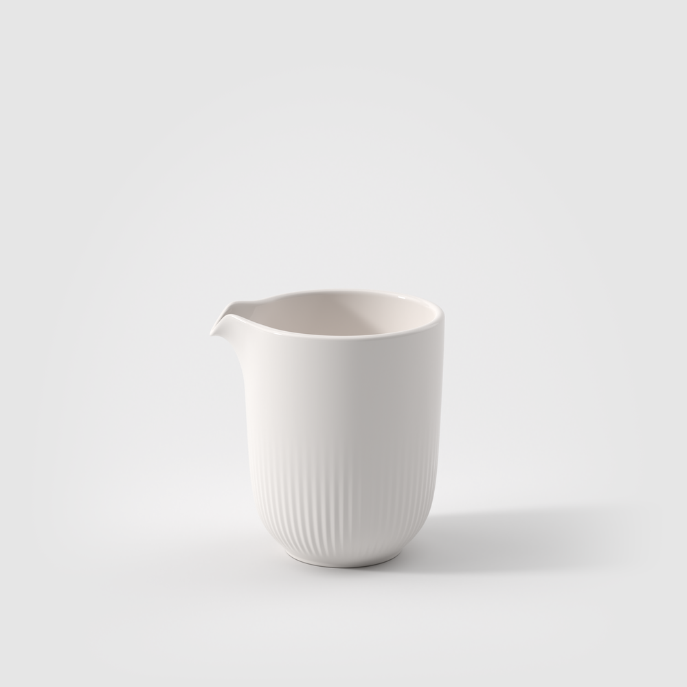 Afina Creamer - White, 5.8 oz, Premium Porcelain