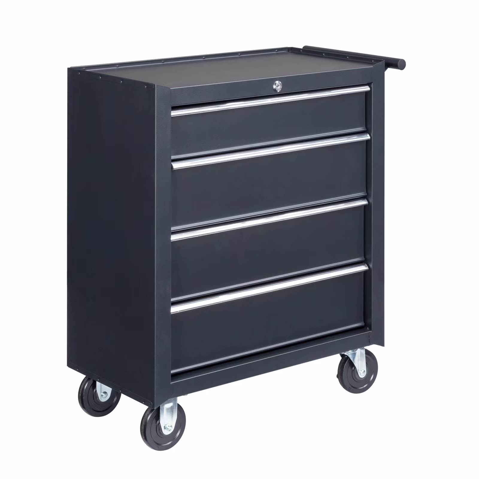 Winado Modern Box 4-Drawer Rolling Tool Chest with Wheels, Steel Black, 25.98 52.91 lb