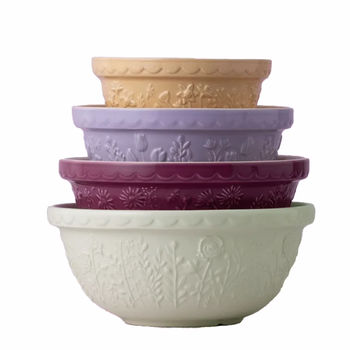 In The Meadow Bouquet Mixing Bowl Set | Set of 4