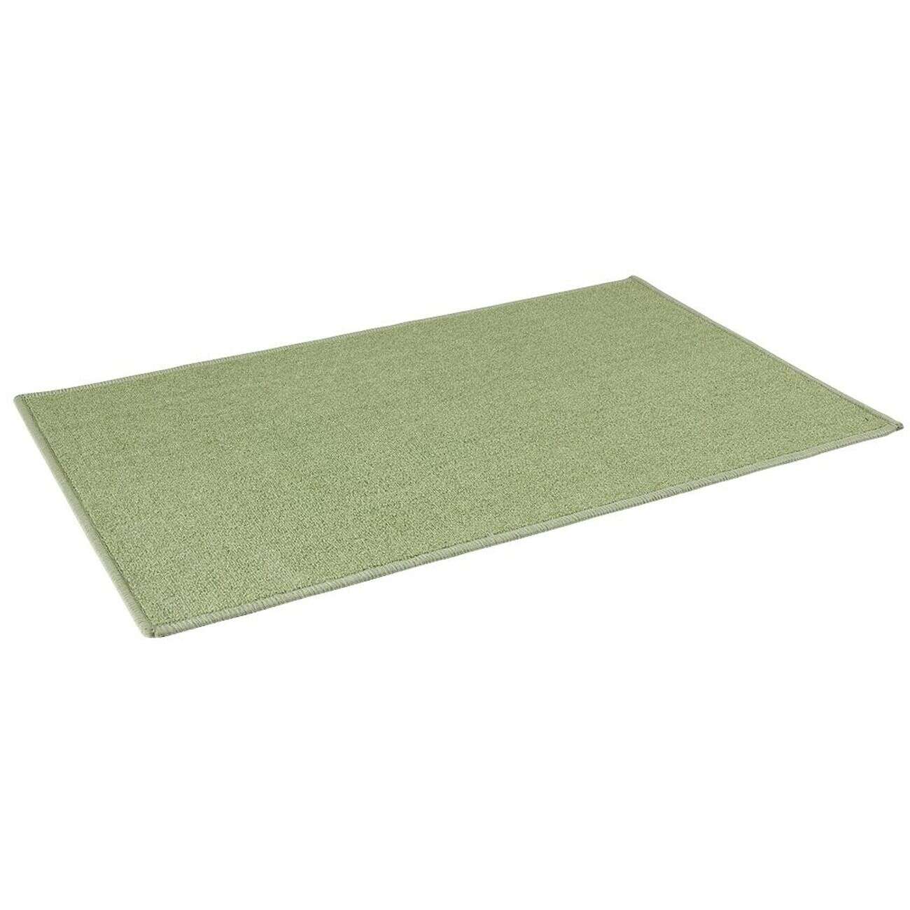 Tapis de cuisine latex uni vert 80x50 cm