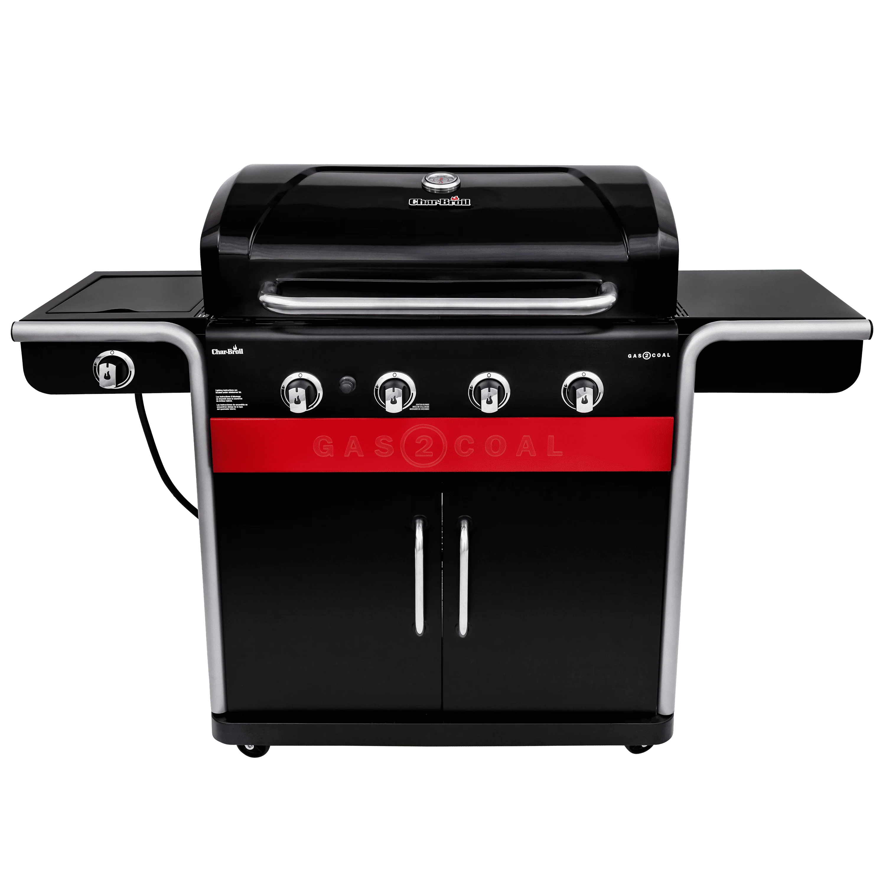 Char - Broil Gas2coal 4 - Burner LP Gas & Charcoal Outdoor Combination Grill