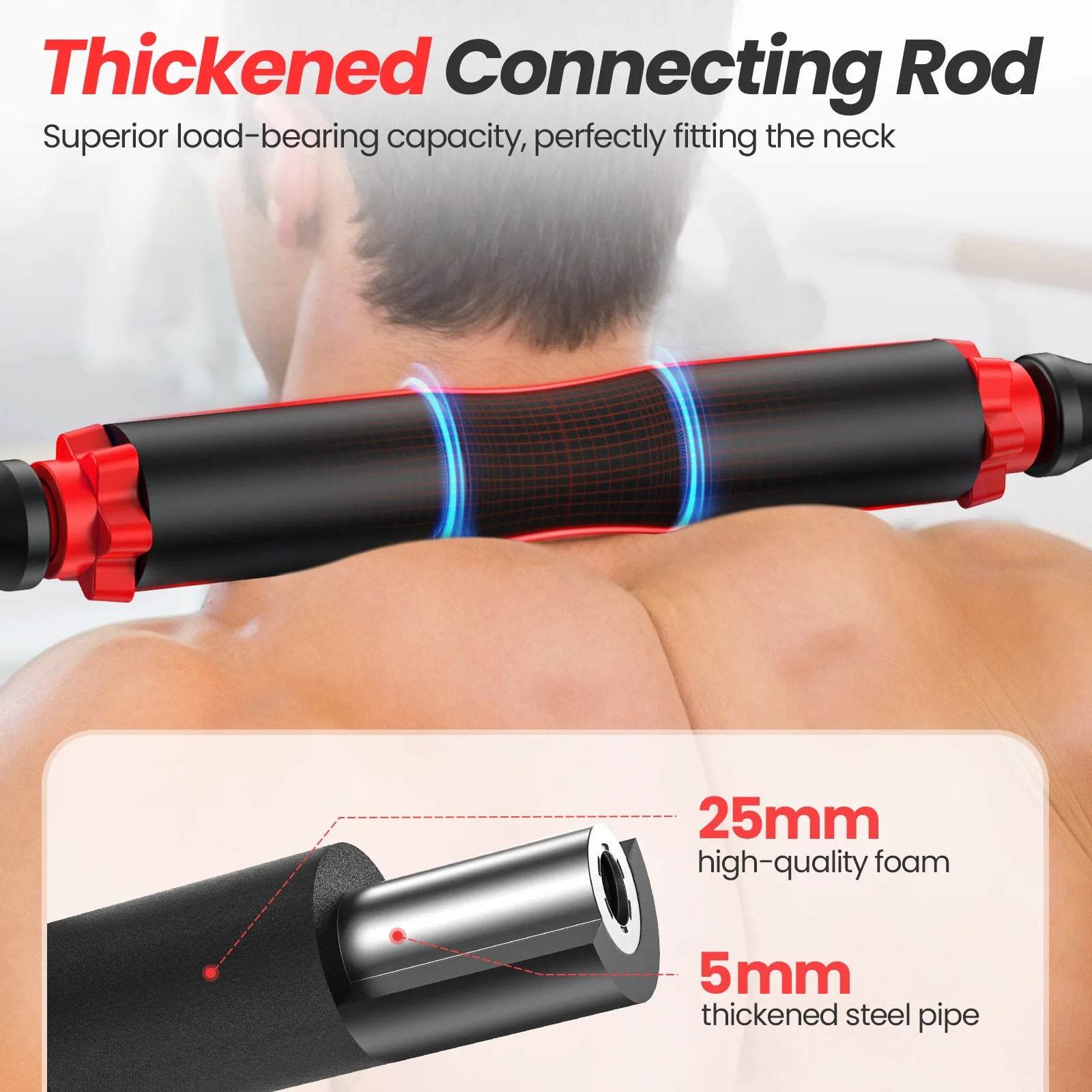 90lbs Free Weight Set with Connector, 6 in1 Dumbbells Set Used as Barbell, Kettlebells, Push up Stand, Fitness Exercises for Home Gym Suitable Men/Women(90 lb) - Image 8