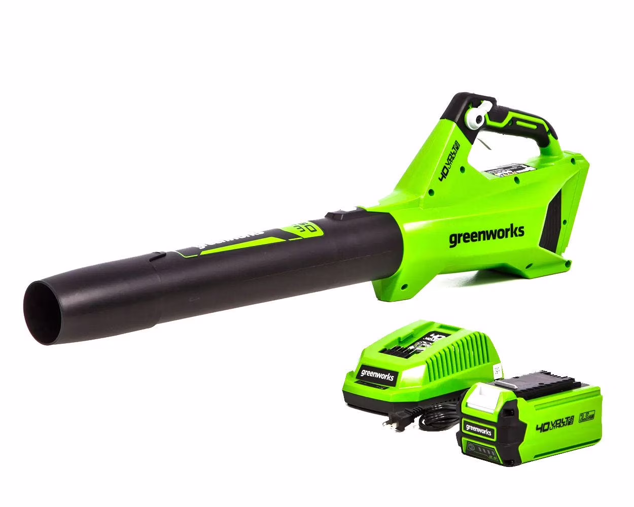 40V 120 Mph at 450 Cfm Axial Blower with 2.5Ah Battery Charger 2411902