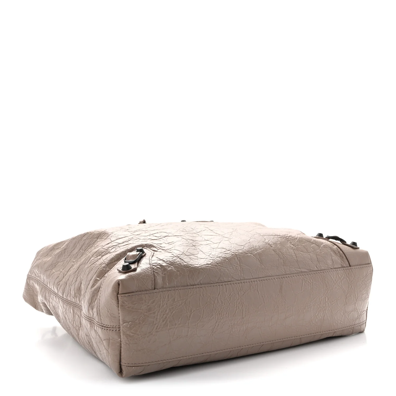 Arena Lambskin Classic Hardware Medium Le City Hobo Bag Sesame