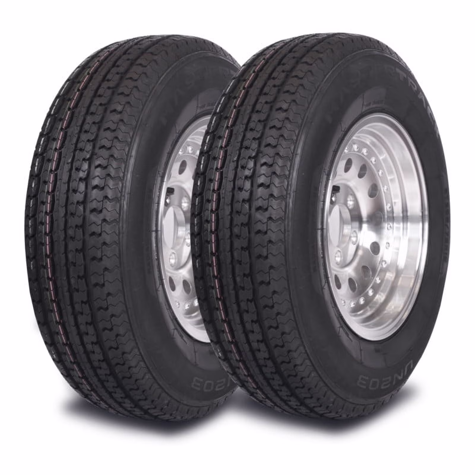 Mastertrack UN203 ST175/80R13 6 Ply 91/87N Load Range C Radial Trailer Tire - ST 175/80/13 175/80R13, Set of 2 (No Wheels)
