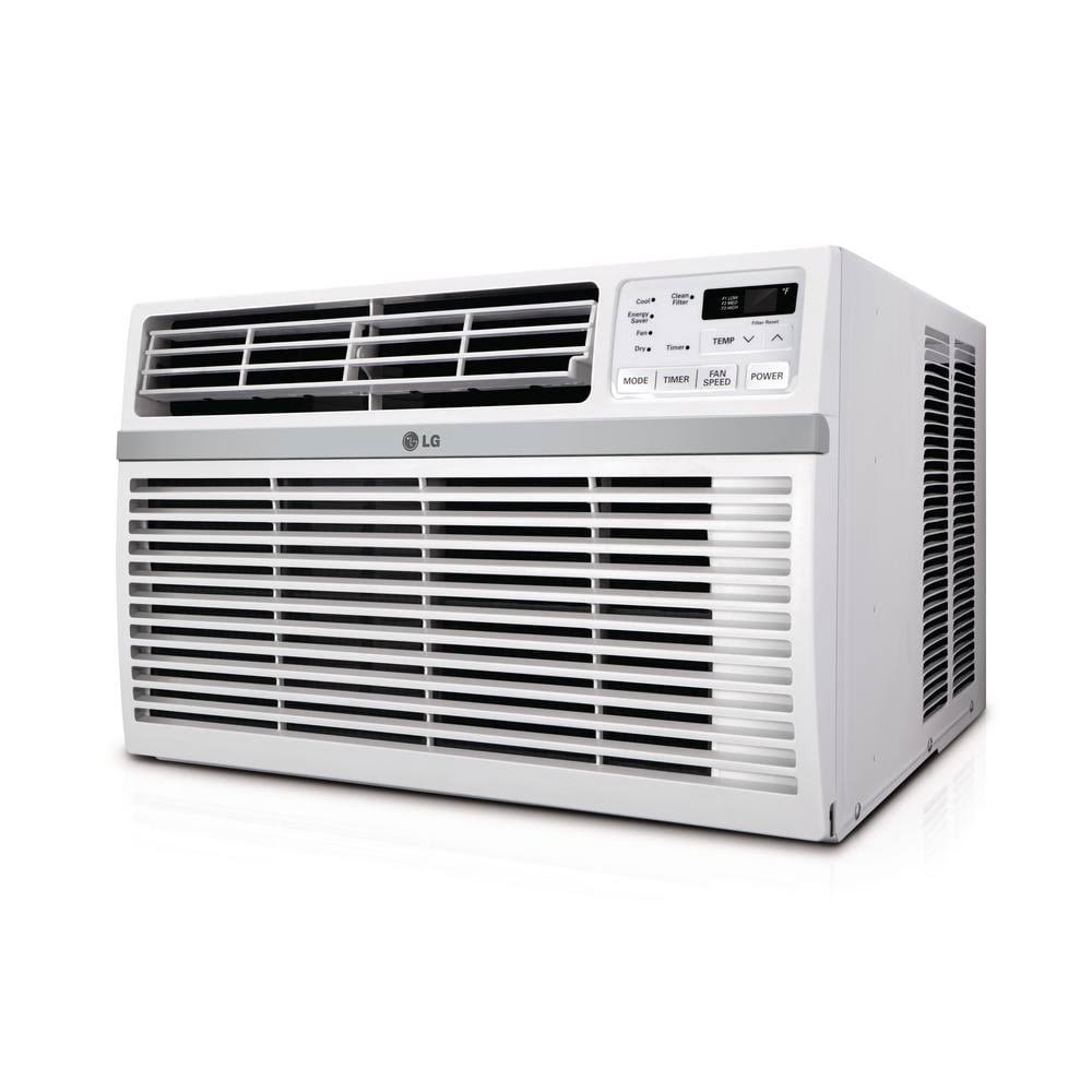 LG 18,000 BTU 230-Volt Window Air Conditioner with Remote, Factory Reconditioned, White