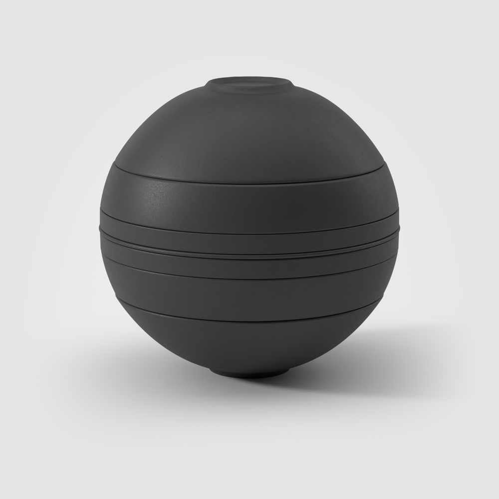 La Boule Dinnerware set - Black, Premium Porcelain