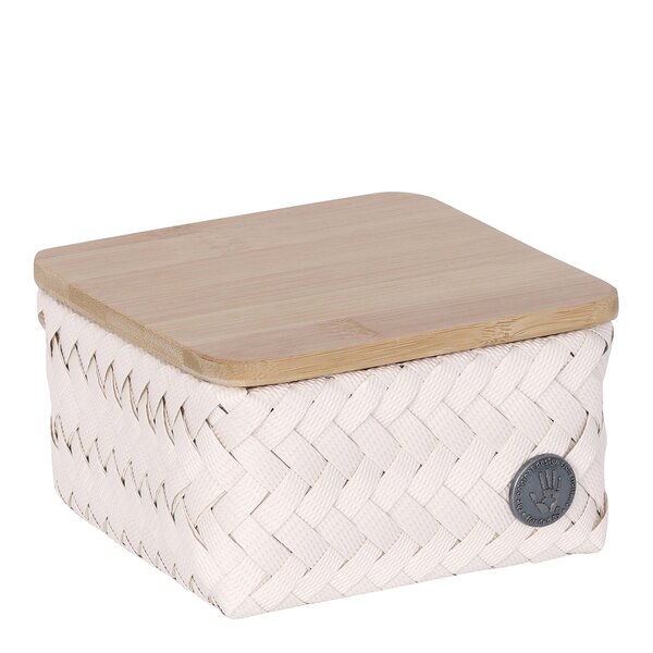 Top Fit Tiny oppbevaringskurv m/lokk 13x13x8 cm champagne