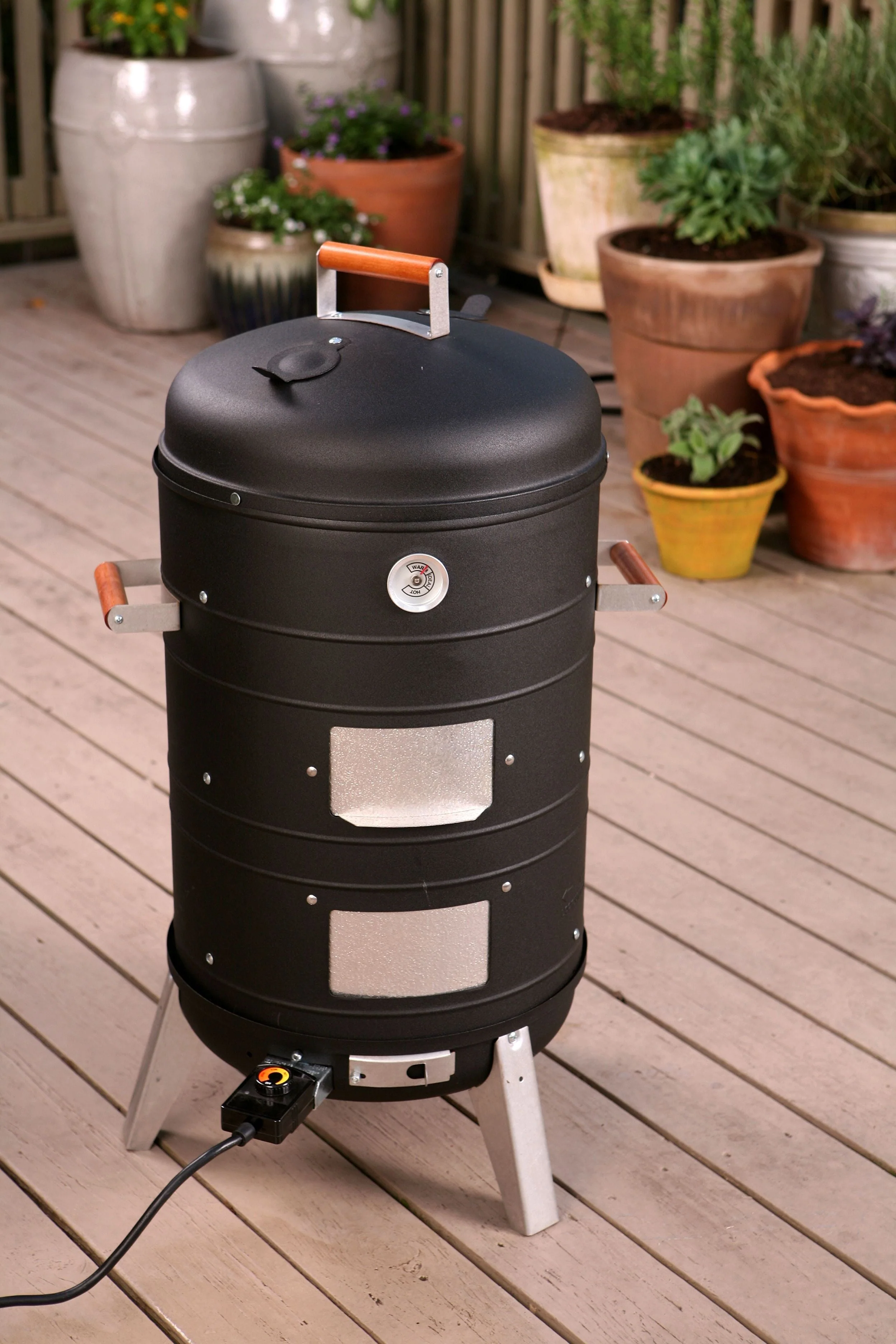 Americana 2 - in - 1 Electric Combination Water Smoker