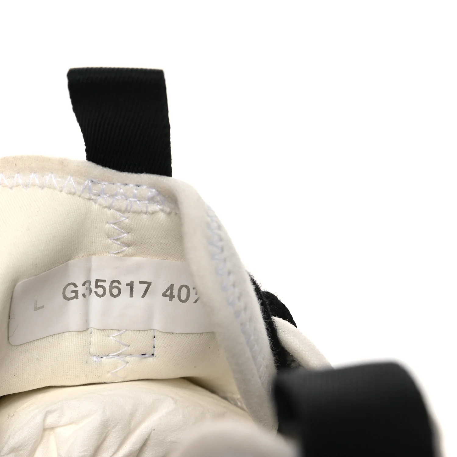Velvet Calfskin Mixed Fibers CC Sneakers 40.5 Ivory Black