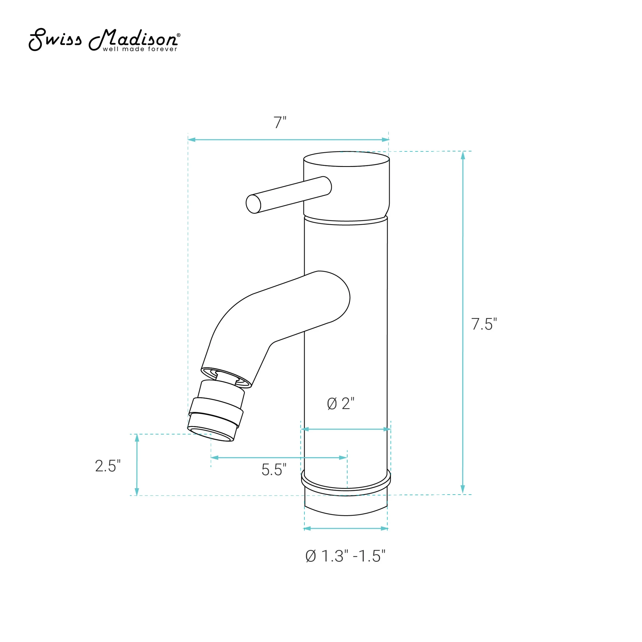 Ivy Bidet Faucet in Chrome