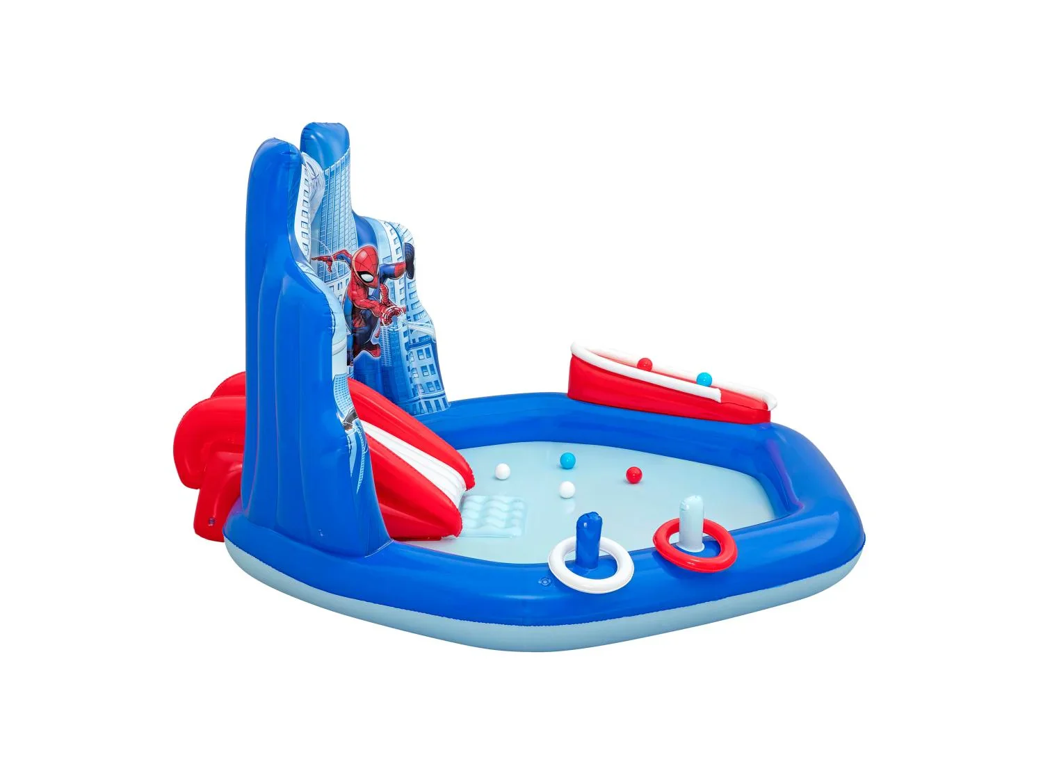 Bestway Aire de jeux gonflable Spider-Man ou Princesses Disney