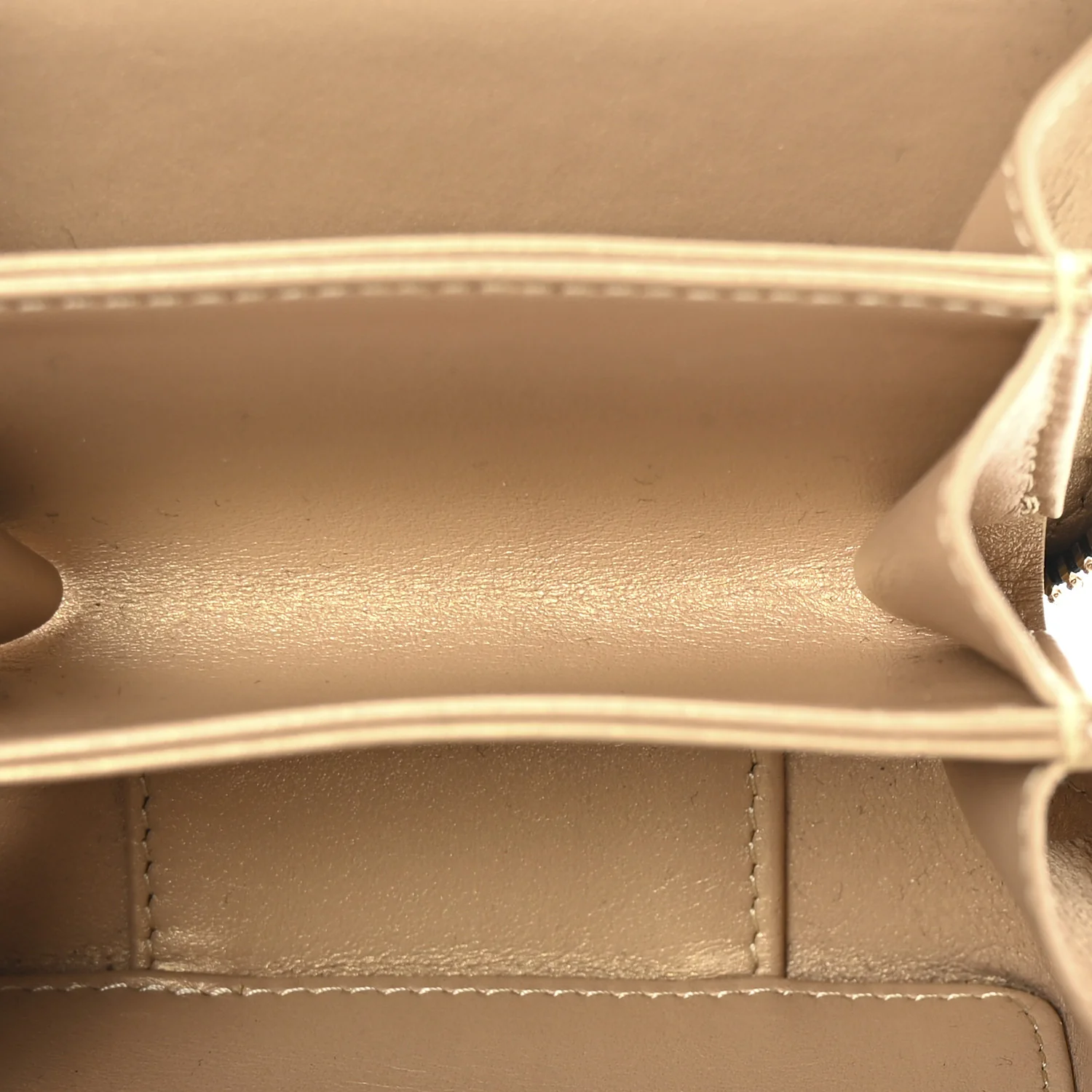 Lambskin Metal Quilted Extra Mini Vanity Case With Chain Black Gold