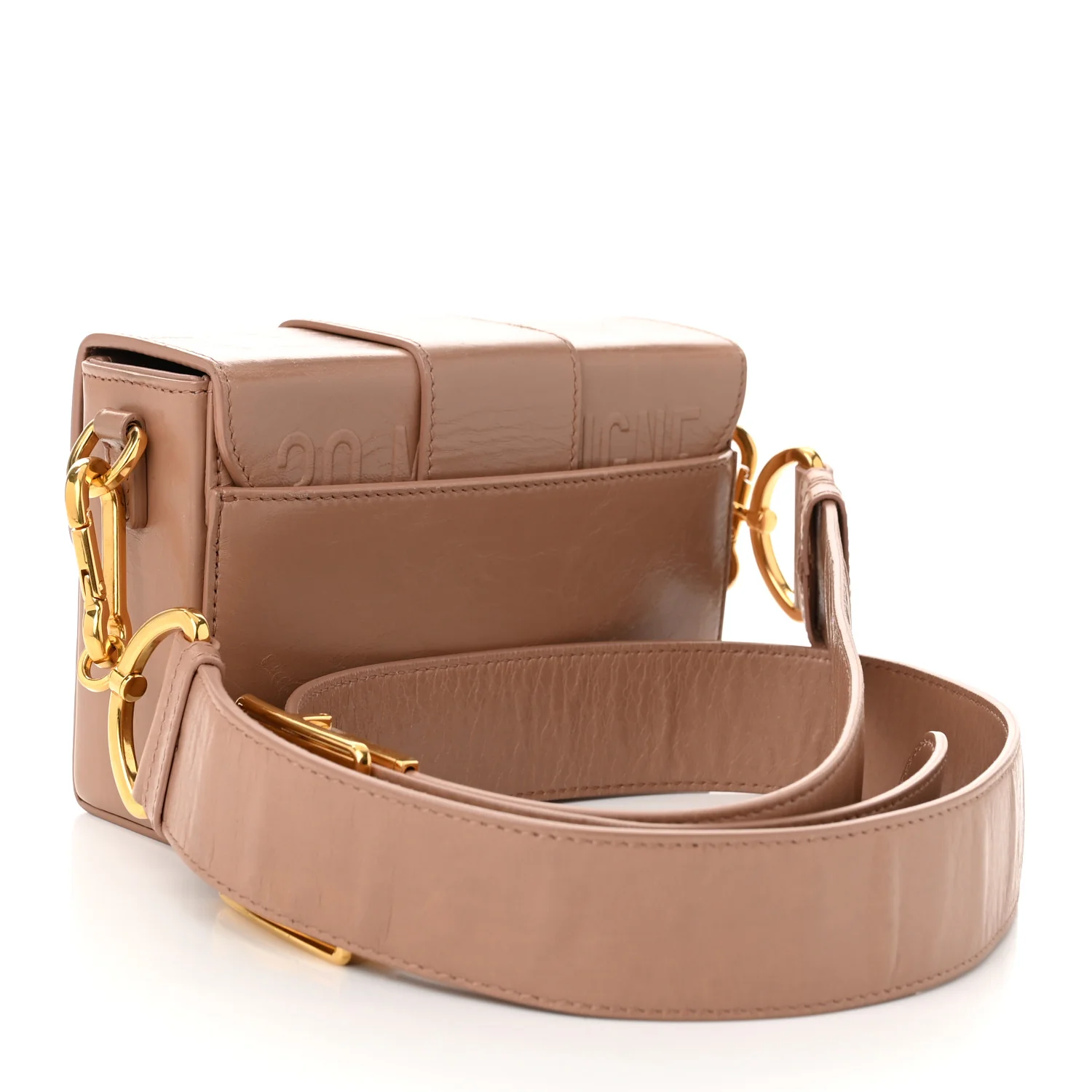 Smooth Calfskin Micro 30 Montaigne Flap Bag Pale Pink