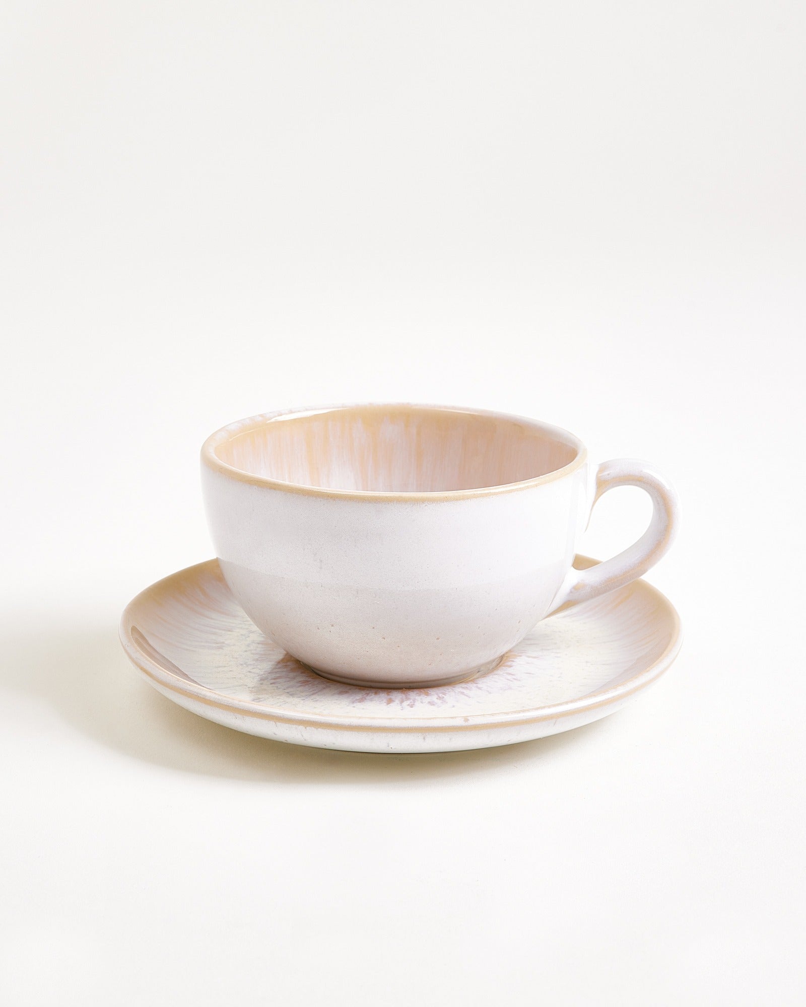 AREIA - SMALL CAPPUCCINO CUP & SAUCER CLASSIC SAND