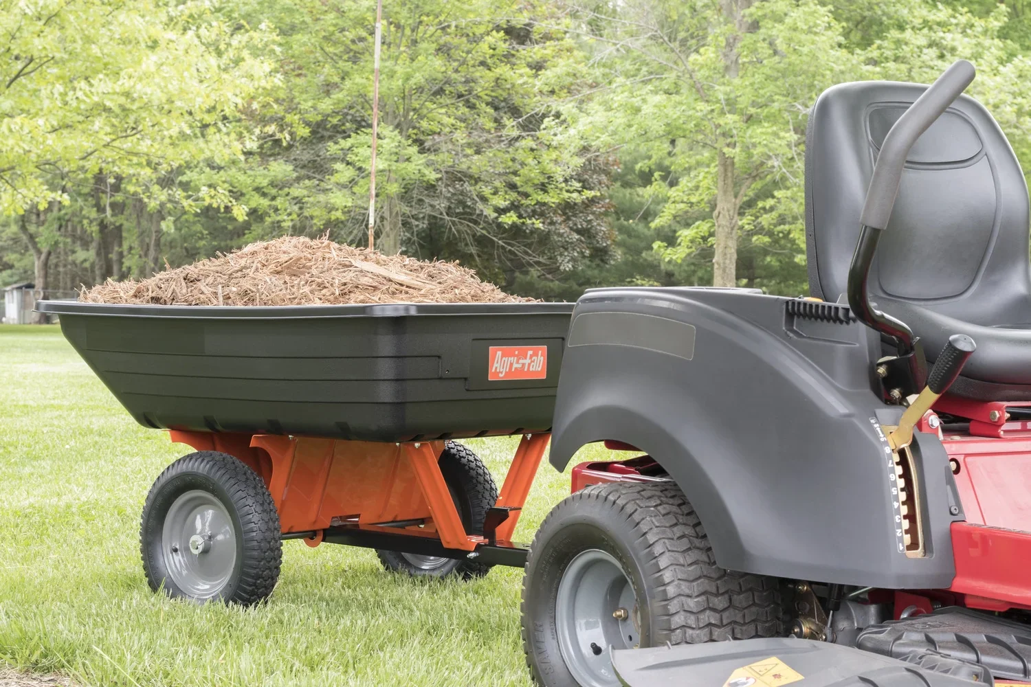 Agri-Fab, Inc. 10' Cubic Tow-Behind Poly Lawn and Garden Cart - Model # 45-0533