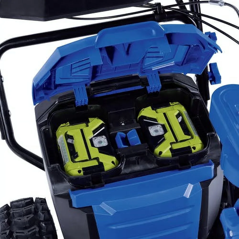 Restored 100 Volt iONPRO 24 in Cordless Dual Stage Snow Blower with 2 x 5 0 Ah Batteries and Charger (Refurbished) Image 5