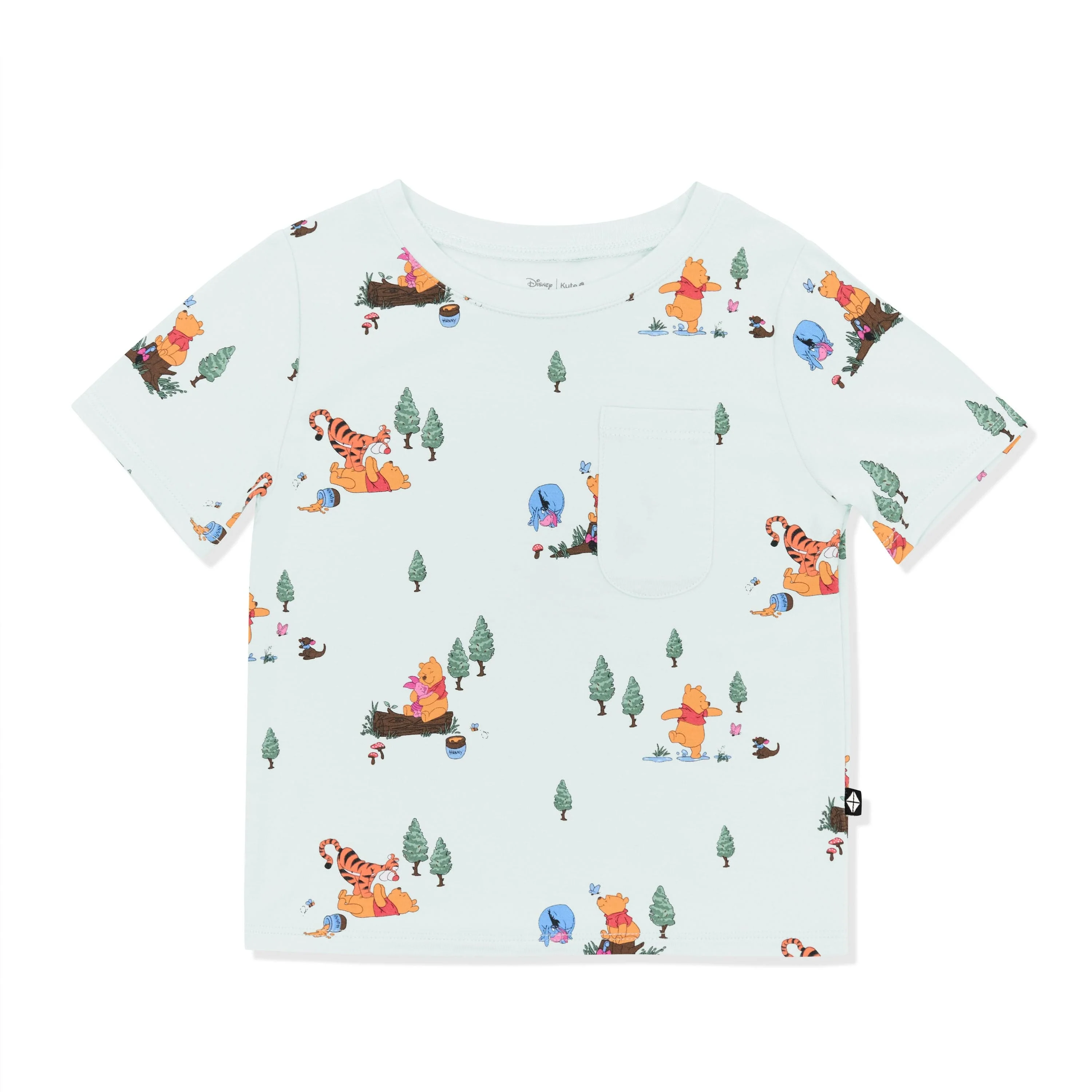 Toddler Crew Neck Tee in Winnie the Pooh Hundred Acre Wood