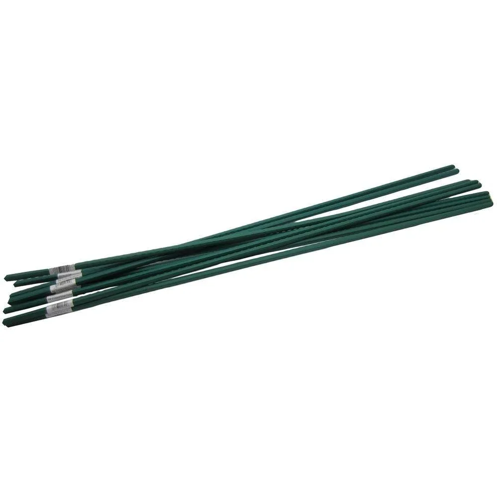 Allfenz 36 Plant Support Plastic and Steel Garden Stakes (10 Pack)