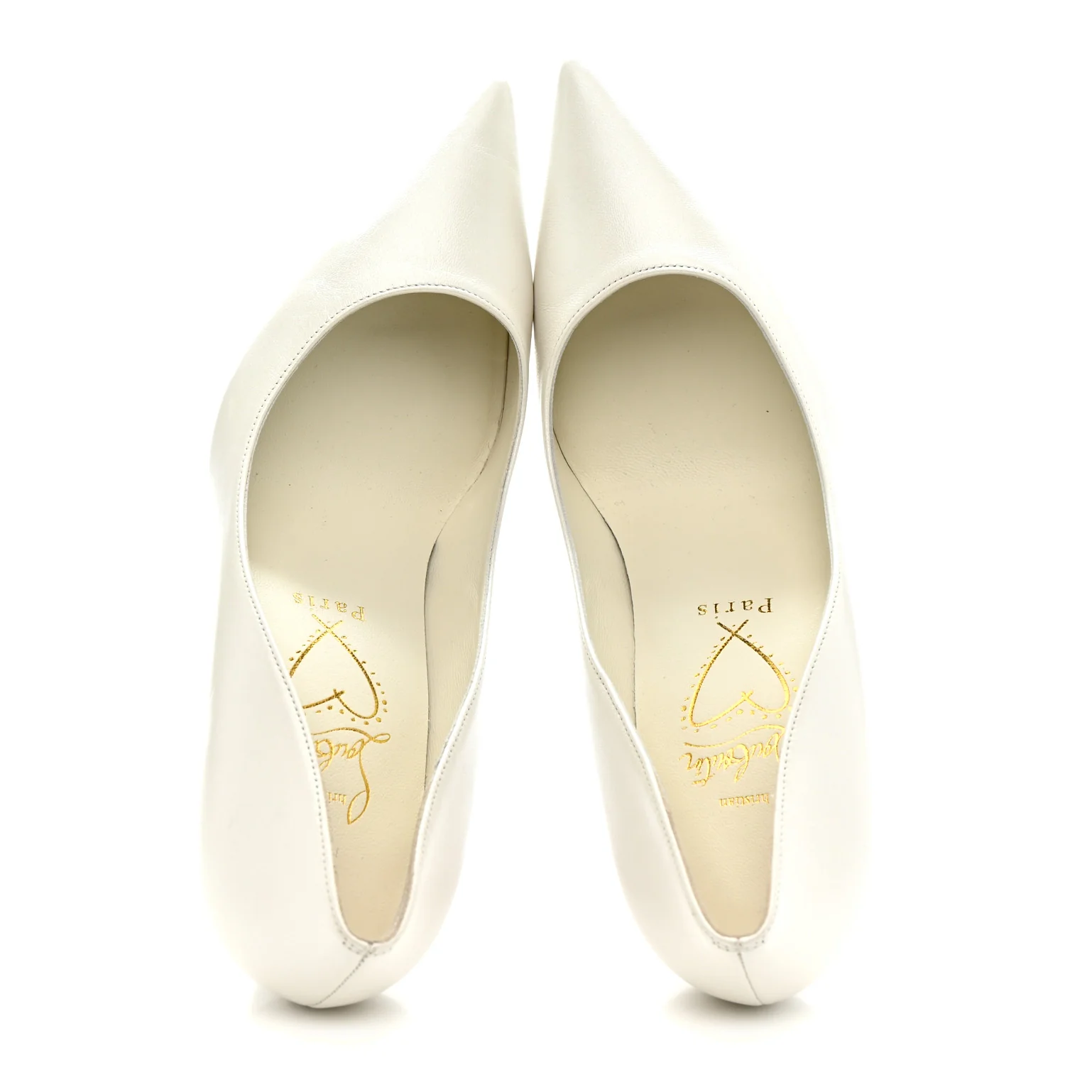 Pearlescent Nappa Miss Z 80 Pumps 38 Bianco
