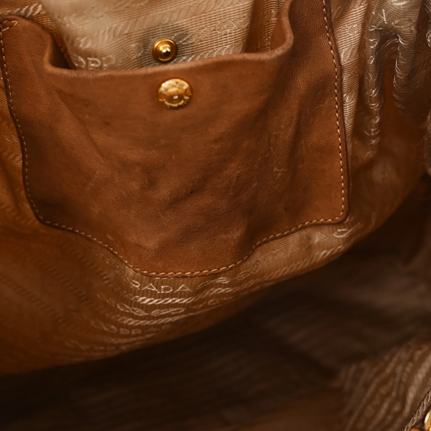 Nylon Jacquard Logo Drawstring Tote Sesamo