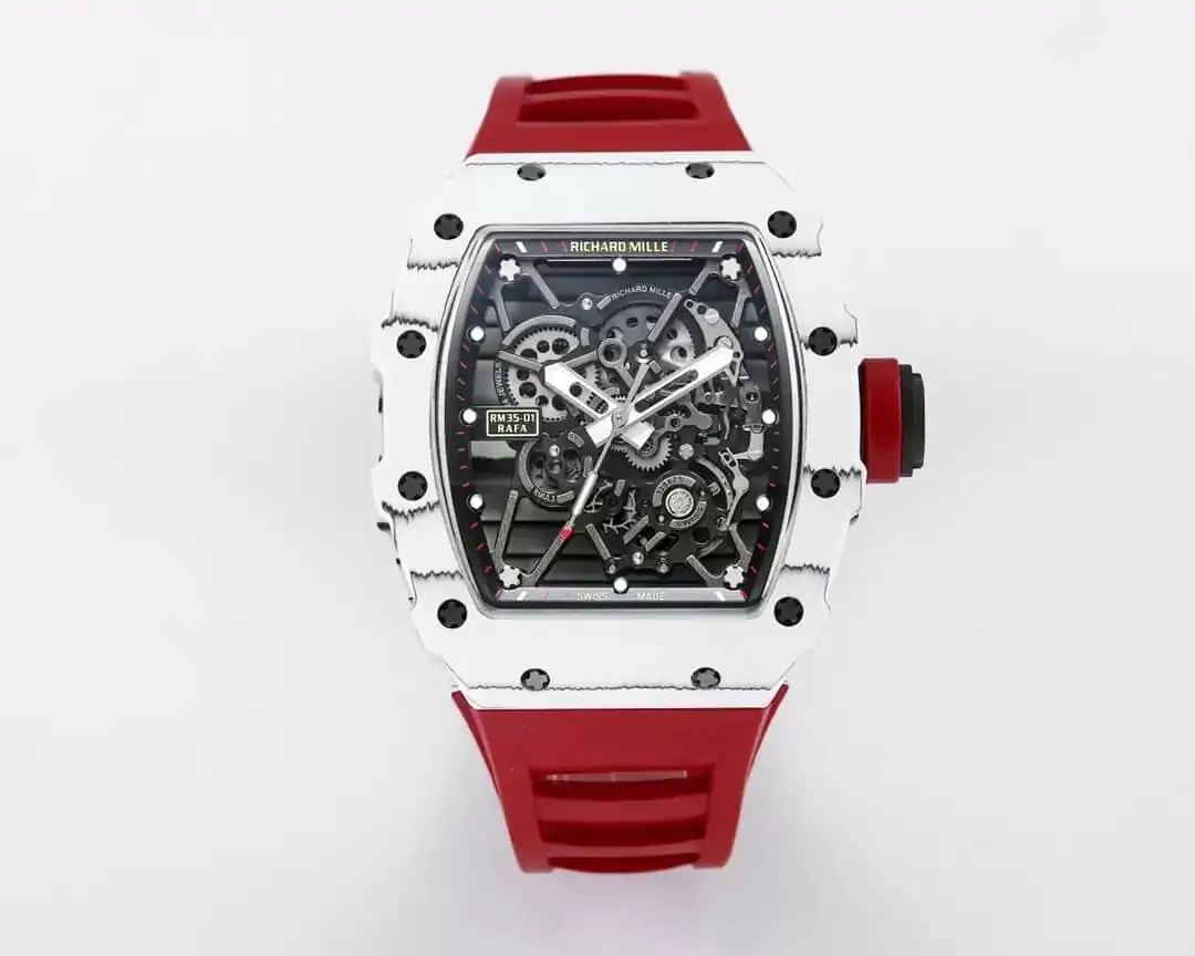 Richard Mille RM35-01 BBR Factory Red Fabric Strap