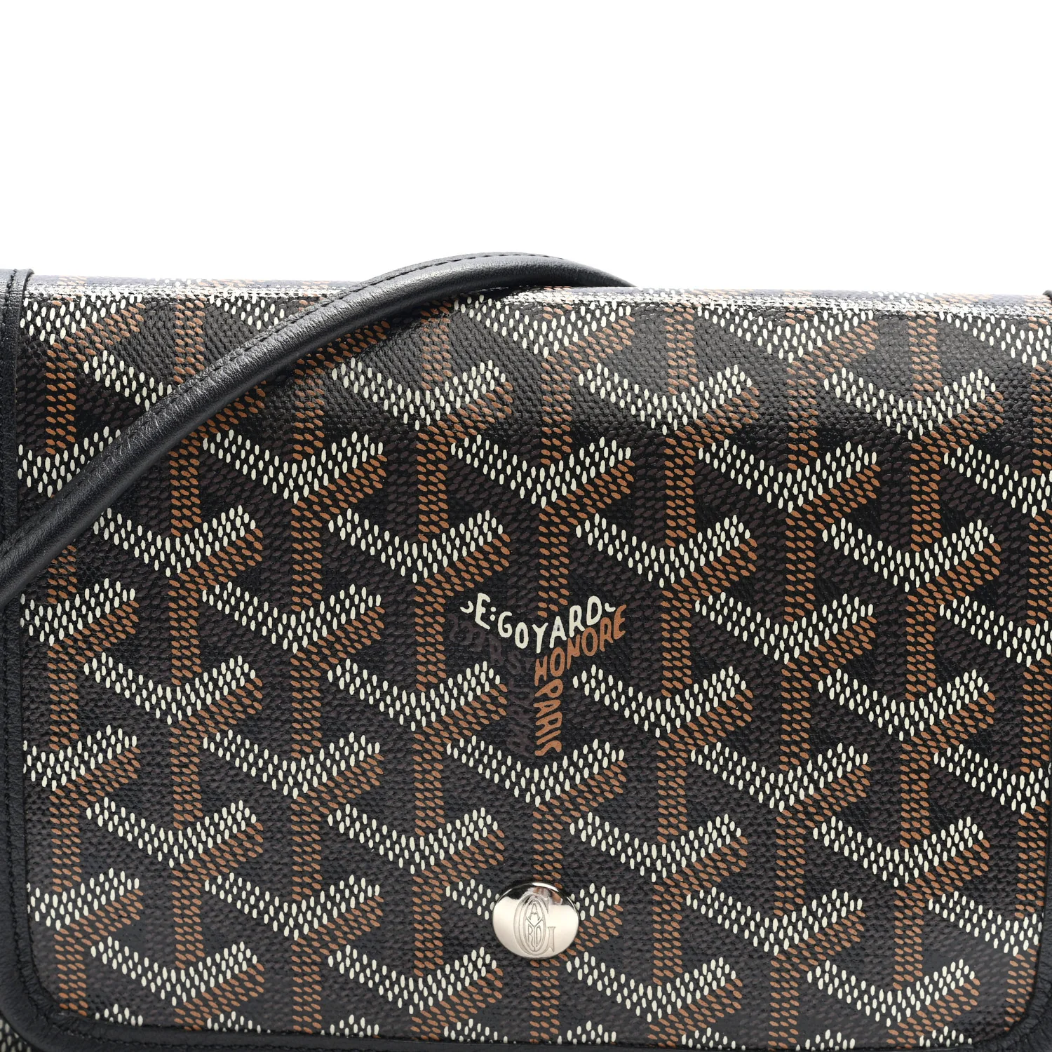 Goyardine Plumet Wallet Clutch Black