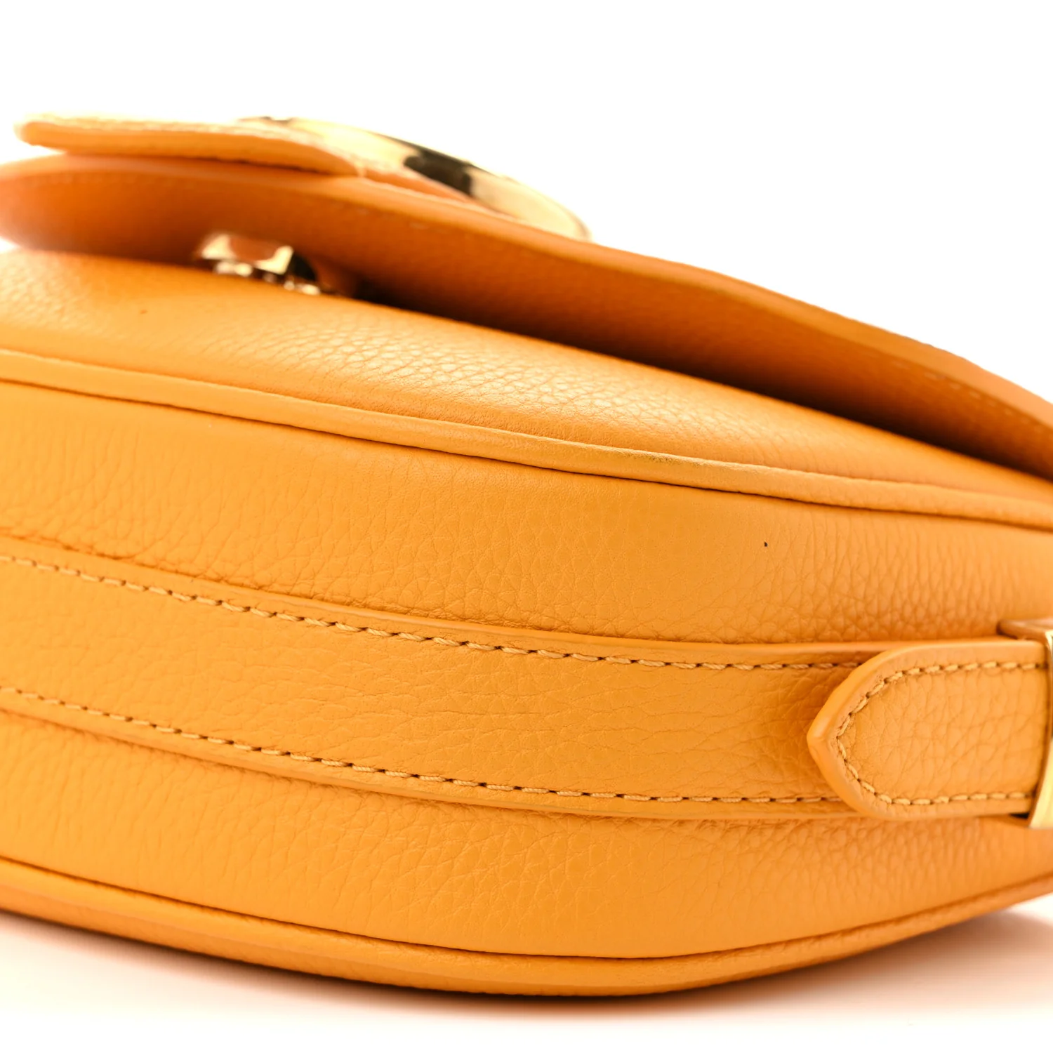 Grained Calfskin LV Pont 9 Soft PM Sunbeam