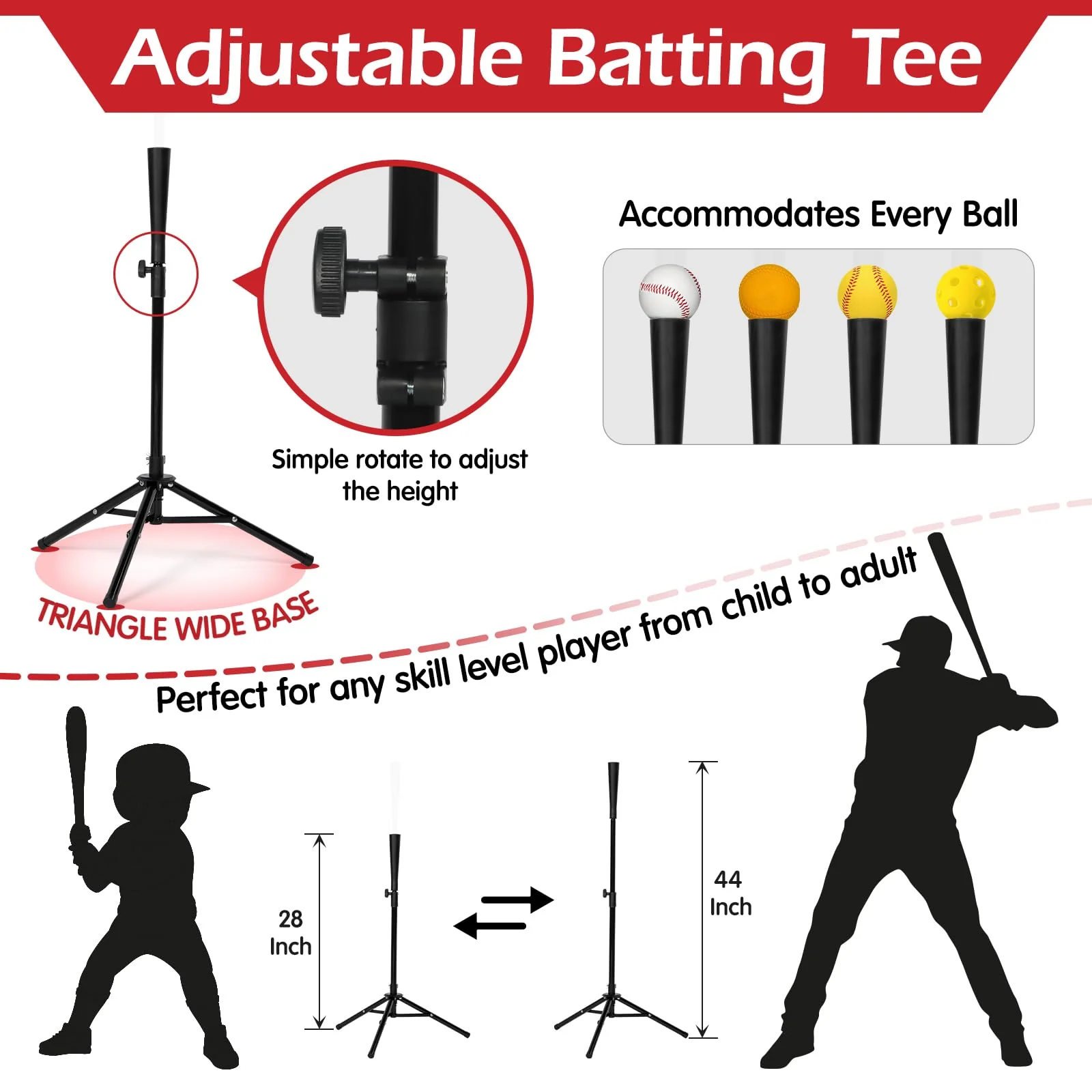 Bearwill 7x7ft Baseball Softball Practice Net