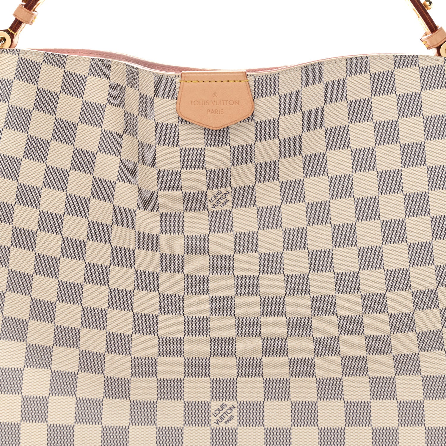 Damier Azur Graceful MM Rose Ballerine