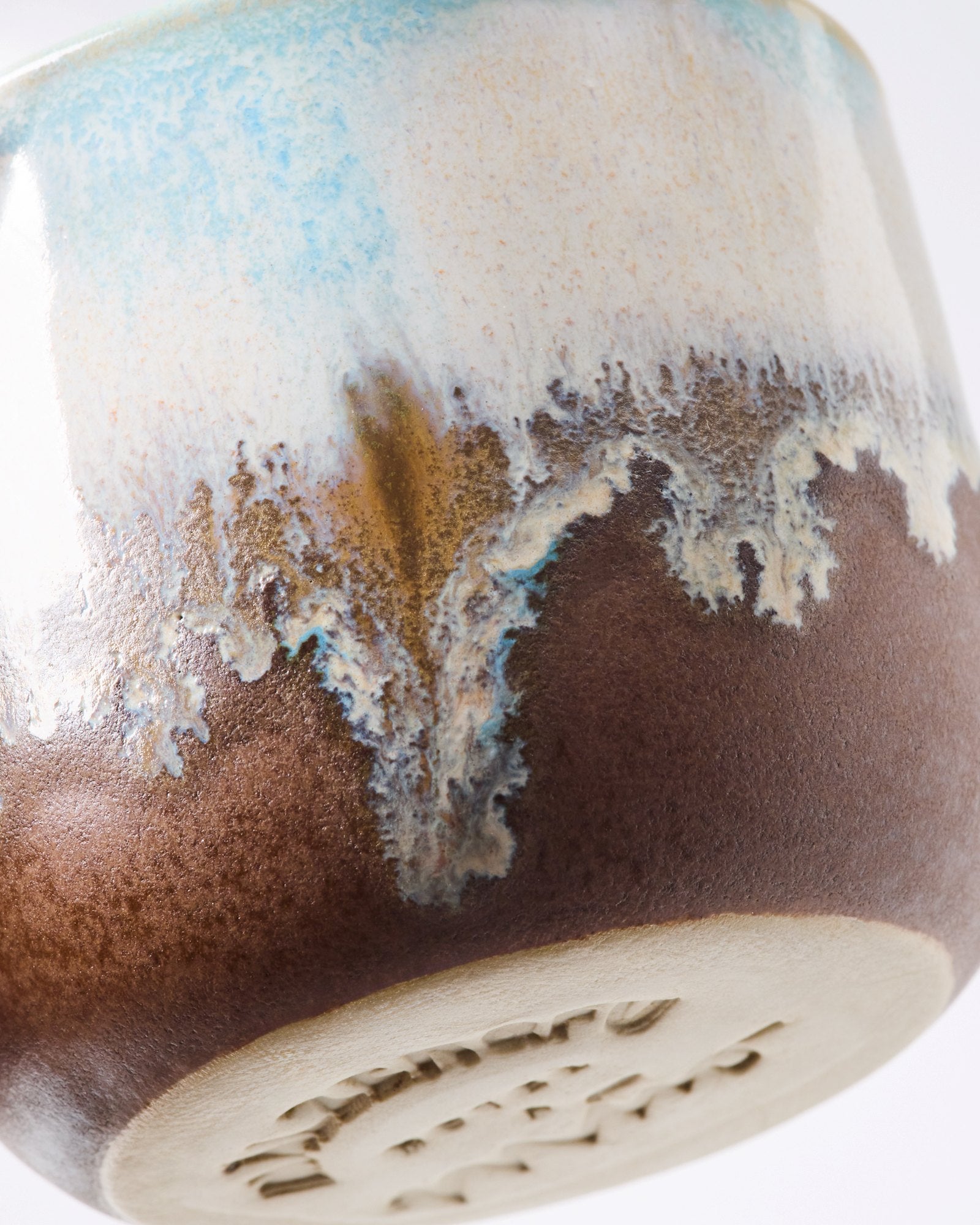 MAM X MÄLZER&FU AFFOGATO CUP & SPOON LIGHT BLUE BROWN