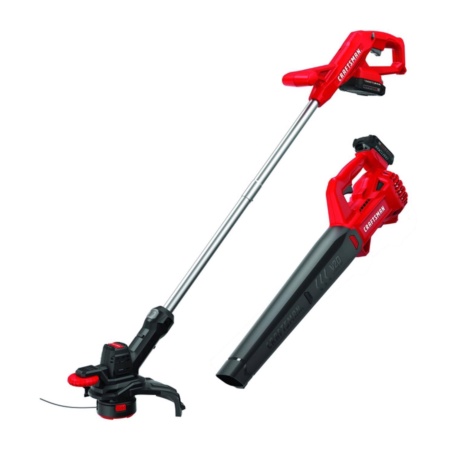 Craftsman V20 CMCK279C2 10 in. Battery Blower/Trimmer Combo Kit (Battery & Charger)