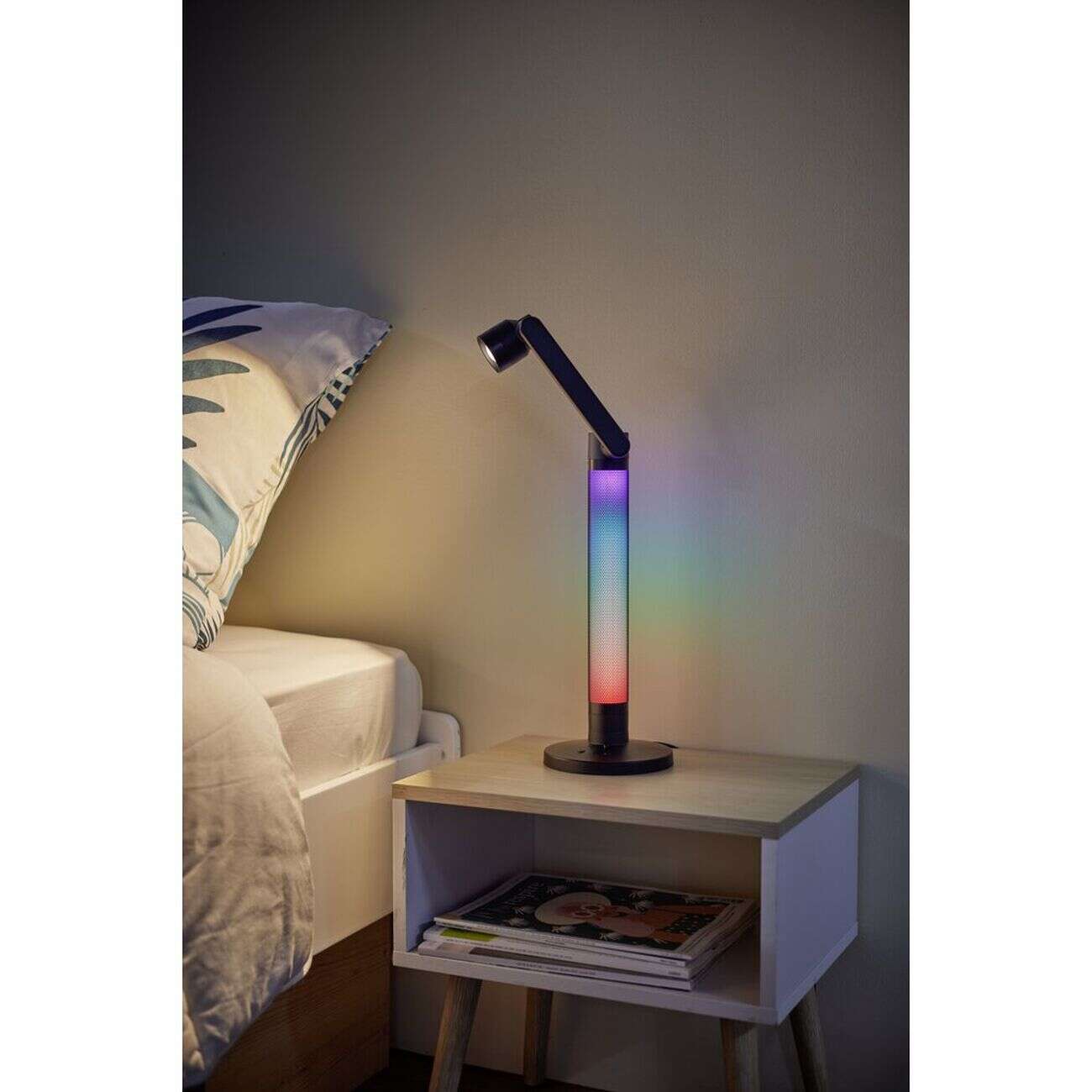 Lampe de bureau LED à ambiance intelligente RGB multifonction Ø14xH40,5cm