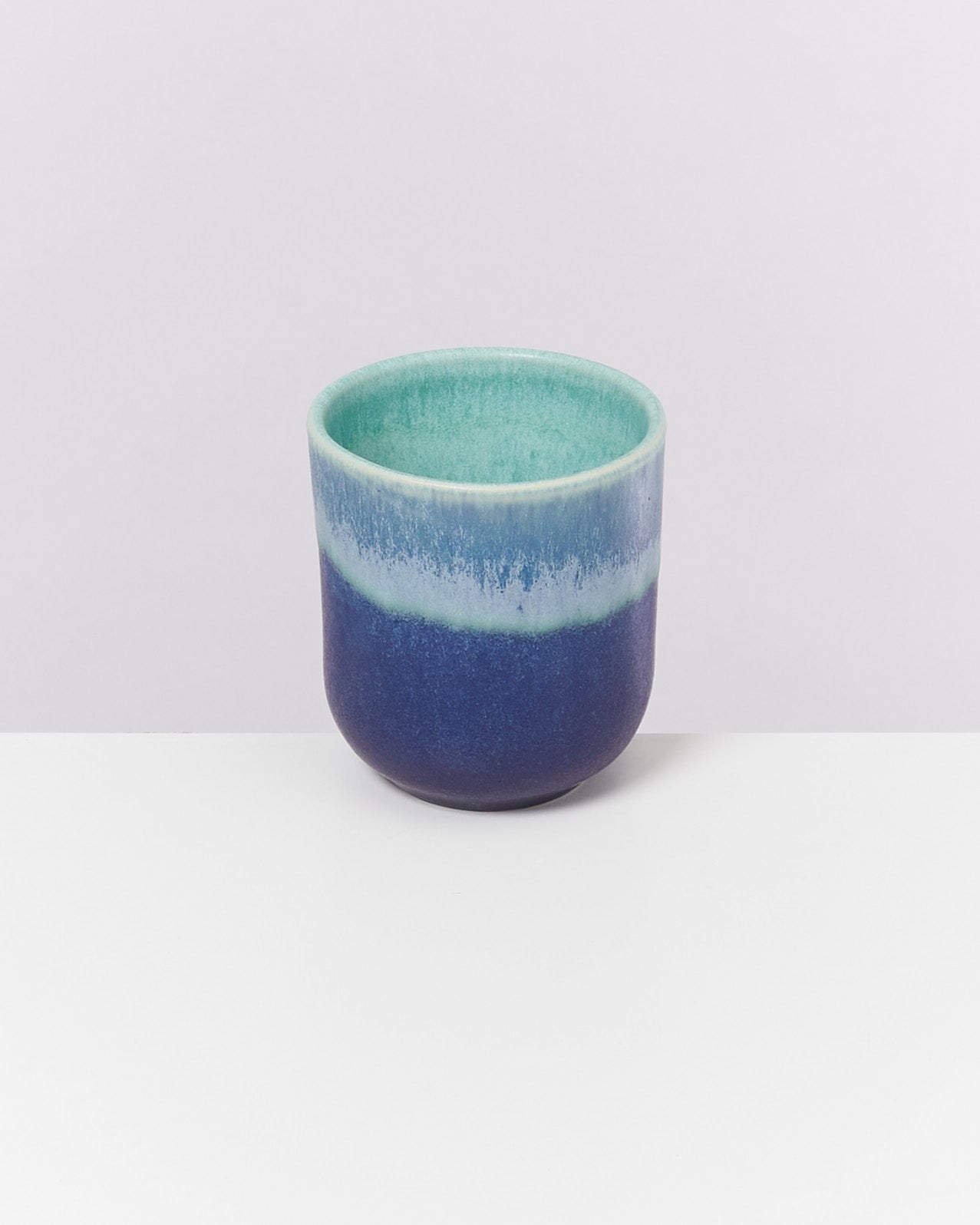 COPA ALTO - SMALL CUP TURQUOISE DARK BLUE SET OF 6