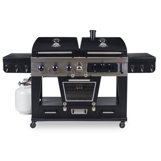 Pit Boss Memphis Ultimate 4-in-1 Gas & Charcoal Combo Grill with Smoker (Clearance Sale Last 120pcs)