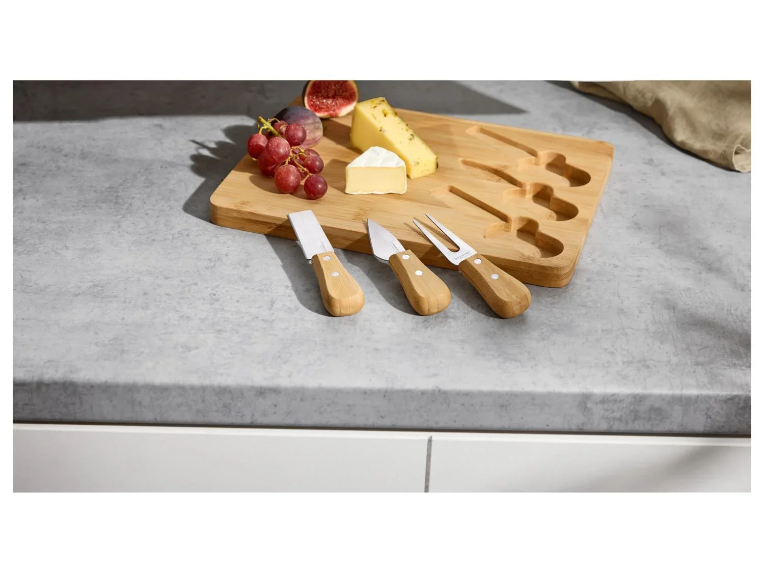 SILVERCREST Plateau  fromage ou Plateau tournant en bambou