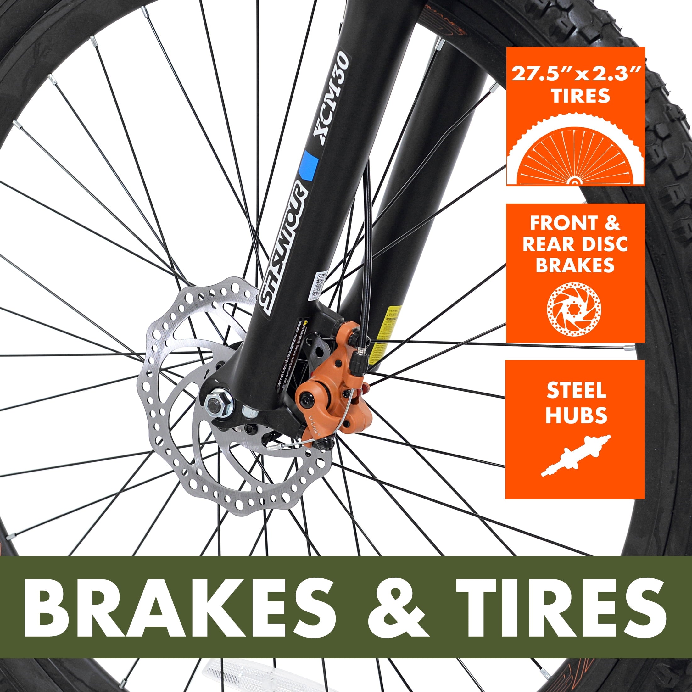 Trail 27.5 Vibe Mountain Bike. Small Frame. Black