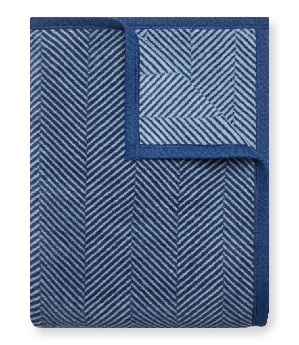 ChappyWrap Harborview Herringbone Blanket - Navy